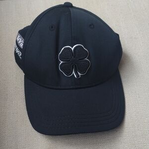 Black Clover Embroidered Clover Men's Baseball Cap - Black